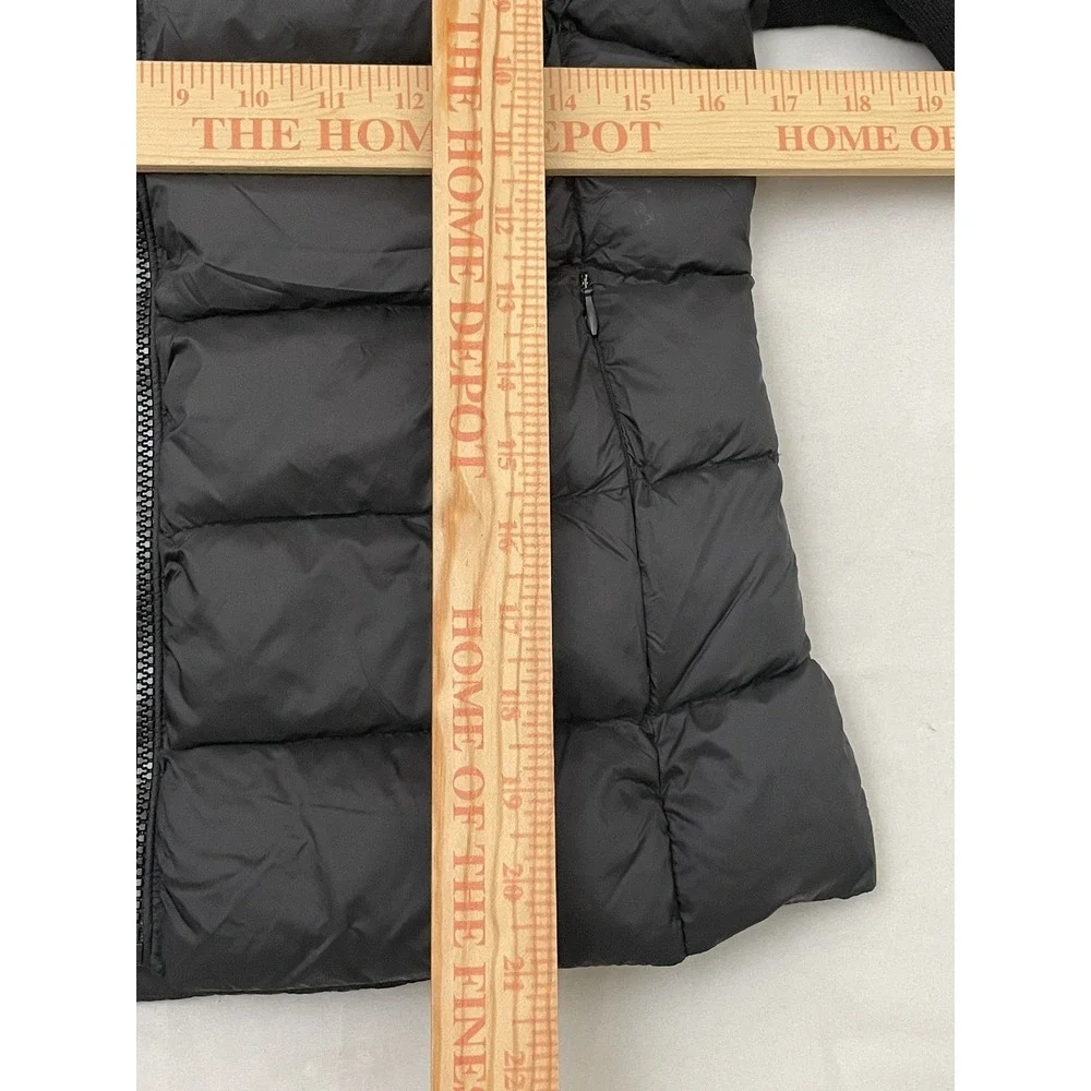 Moncler Kids‎ Hooded Down Puffer Jacket Size 2 Black Full Zip